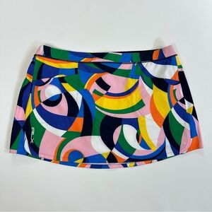 Ralph Lauren Colorful Abstract Mini Skirt